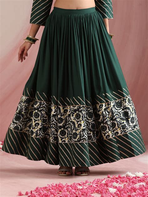 Embroidered Sequinned Ready To Wear Lehenga & Blouse With Dupatta ...