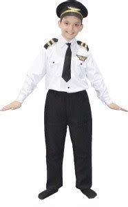 KAKU FANCY DRESSES National Hero Pilot Costume for 7-8 year Kids ...