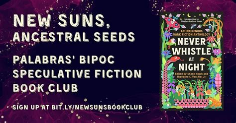 New Suns Book Club: Never Whistle At Night, Palabras Bilingual ...