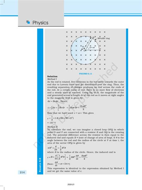 Electromagnetic Induction - NCERT Book of Class 12 Physics Part I