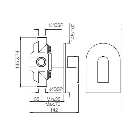 Jaquar 4 Way Diverter Lyric LYR-CHR-38421 Normal Flow - Chrome Finish ...