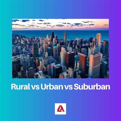 Rural vs Urban vs Suburban: Difference and Comparison