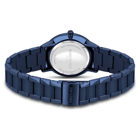 Buy Online Kenneth Cole Quartz Analog Blue Dial Blue Stainless Steel ...
