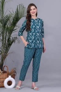 Dinaya Women Printed Green Night Suit Set Price in India - Buy Dinaya ...