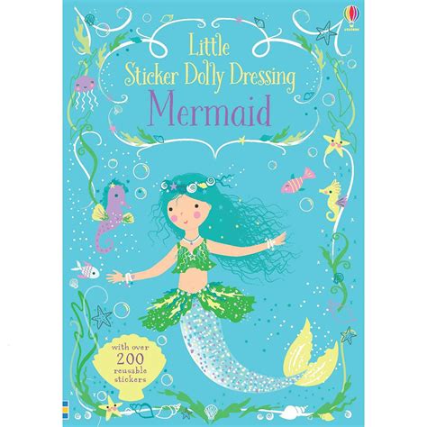 Mermaids Little Dolly Dressing | Usborne Sticker Book – Playdreamers