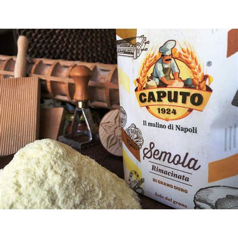 CAPUTO Semola Rimacinata – Double Milled Durum Semolina Flour 1kg ...
