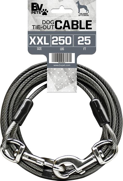 Amazon.com : XiaZ Dog Runner Tie Out Cable for Dogs Up to 250 Pound ...