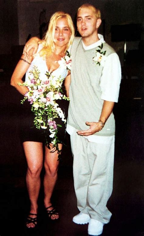Eminem's ex-wife Kim Mathers looks well in a blue bikini after ...