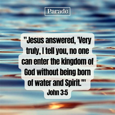 50 Bible Verses About Baptism - Parade