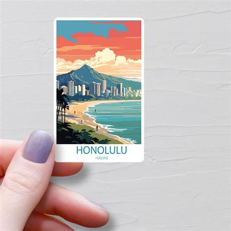 Maneki Honolulu Er, Vinyl Usa Travel Ers, Honolulu Hawaii Ers, Water ...
