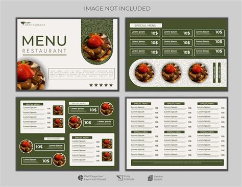 Menu card templates Images - Free Download on Freepik