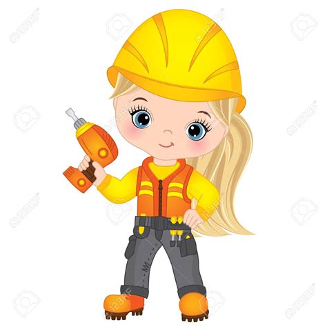 Female Worker Clip Art