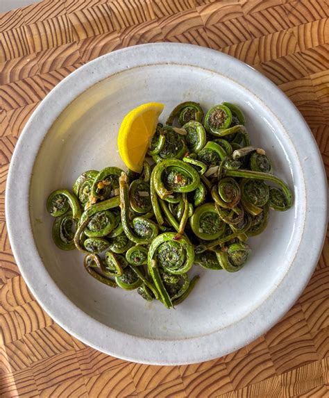 Simple Fiddlehead Ferns