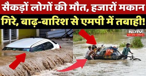 MP Flood Alert: सैकड़ों लोगों की मौत, हजारों मकान गिरे, बाढ़-बारिश से ...