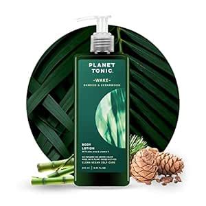 Buy Planet Tonic Wake Bamboo & Cedarwood Body Lotion with Aloe Vera ...