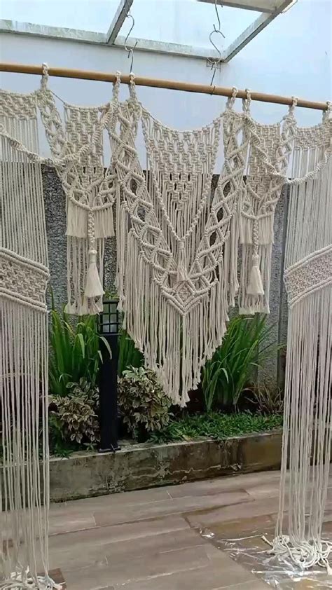 Image result for Macrame Wedding Backdrop Tutorial