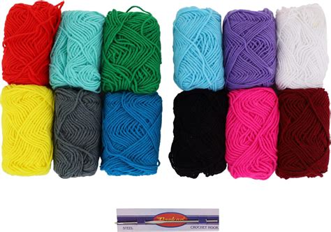 ZUBSHA Wool Balls Random Colors - Perfect for Mini Knitting and Crochet ...