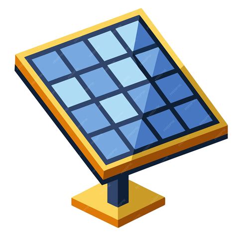 Solar panel clipart vector art and illustration | Premium AI-generated ...