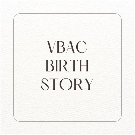 My VBAC birth story – One For Mum