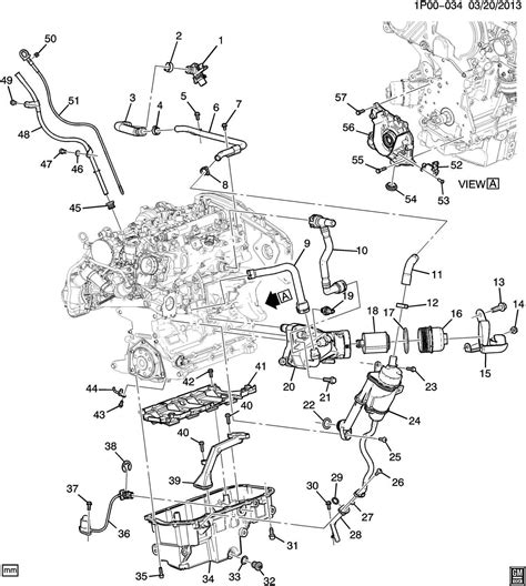 Exploring the Anatomy of a 2014 Chevy Cruze Engine: Illustrated Diagrams