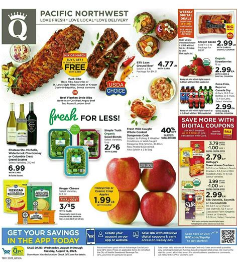 QFC Weekly Deals from August 9