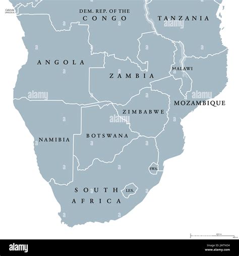 StepMap - SOUTHERN AFRICA - Spring 2012 - Landkarte für Southern Africa