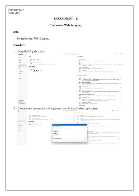 Experiment 11 - HARISH A EXPERIMENT - 11 Implement Web Scraping Aim To ...