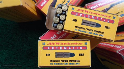 FULL BRICK OF OLD WESTERN SCROUNGER 22 WINCHESTER AUTOMATIC CARTRIDGES