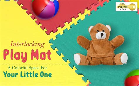 Buy Prime Keys Interlocking Foam Play Mat for Kids -12 mm Thick ...