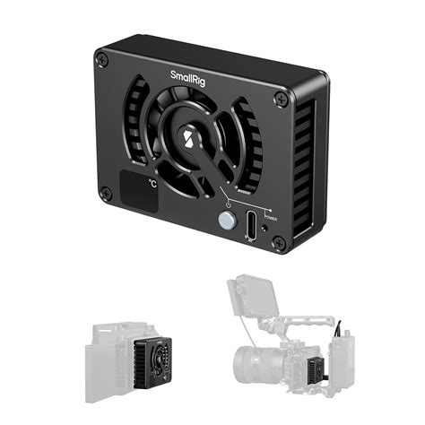 SmallRig Camera External Cooling System for Sony/for Canon/for FUJIFILM ...