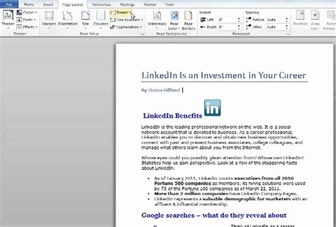 Image result for Continuous Section Break