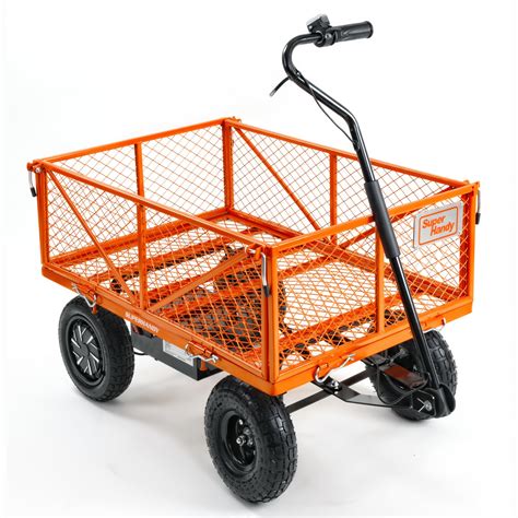Buy SuperHandy Electric-Assist Garden Cart - 5.7 Cubic Ft Utility Wagon ...