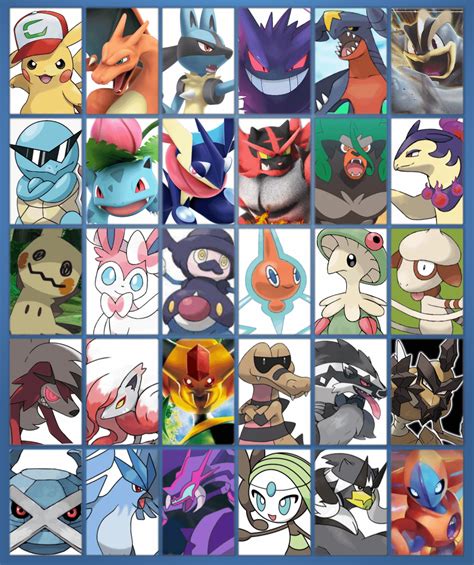 Thoughts on my Pokken 2 Roster + 2 Seasons of DLC (Might need to click to view the full photo ...