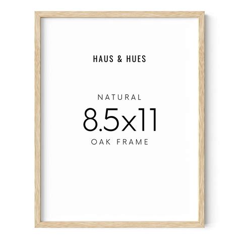 HAUS AND HUES 8.5 X 11 Picture Frame - Certificate Frames 8.5 X 11 Wood ...