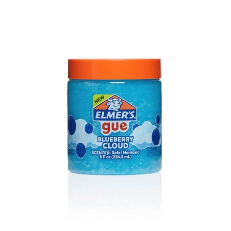 Buy Elmer's GUE Pre Made Slime, Blueberry Cloud Slime, Scented, 2 Count ...
