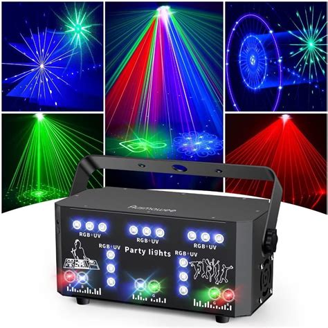 Amazon.com: Upgraded 21 Lens Party Lights Dj Disco Lights,Pro 3 in 1 ...