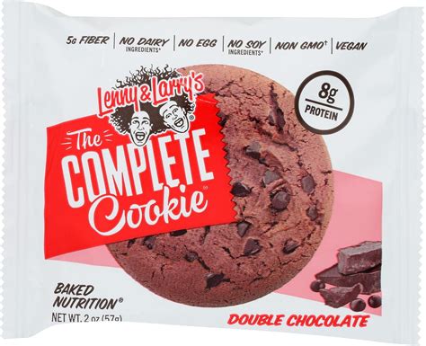 Amazon.com: Lenny & Larry's Double Chocolate Cookies, Non GMO, 2 Ounces ...