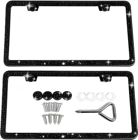 Image result for Custom Bling License Plate Frames