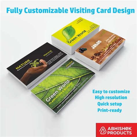 Best Visiting Card Design Templates - 100 CDR Files | AbhishekID ...