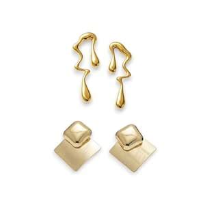 Buy Nextcart Trendy 2 Pairs Combo Set | Latest Gold Plated Lightweight ...
