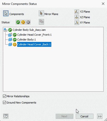 Image result for Mirror Assembly Tutorial in Inventor
