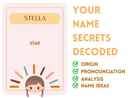 Stella - Girl Name Meaning and Pronunciation