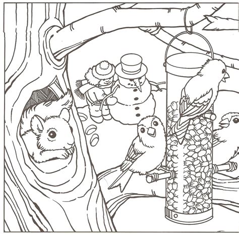Winter Coloring Pages | Learning Printable