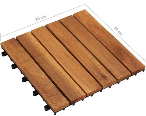 Buy TOPINCN Wooden Decking Tiles, Floor Tiles Decorative Plastic Base ...