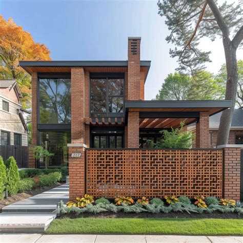 3+ Top Trending Brick Fence Patterns for Modern Homes • 333k+ Inspiring ...