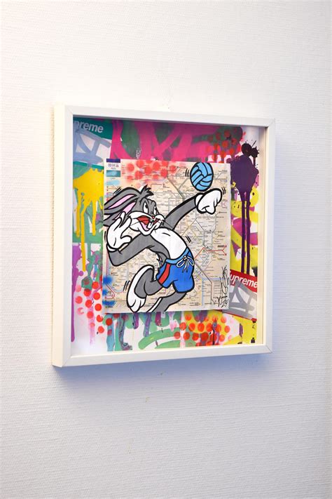 Contemporary Art - Mixed media - Bugs Bunny - Fat
