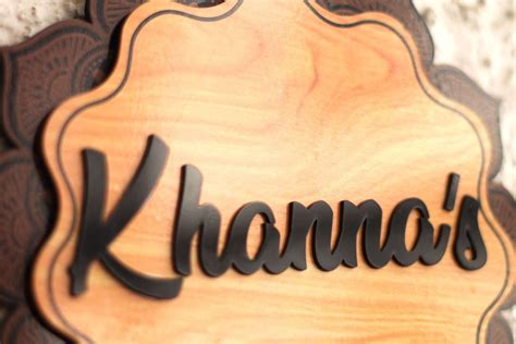 The Floral Mandala Nameplate – QuirkyFY