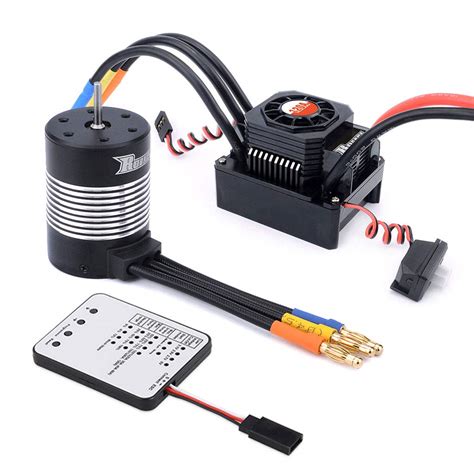 Buy Jrelecs 3650 5900KV Sensorless Brushless Motor 120A Brushless ESC ...