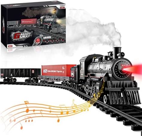 Buy Supdex Train Set for Boy, Remote Control Metal Alloy Model Train ...