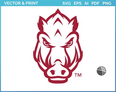 Arkansas Razorbacks Football Logo